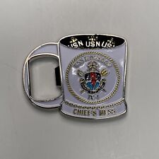 US Navy USS Monsoon PC 4 Chief’s Mess Deckplate Challenge Coin Bottle Opener picture