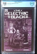 Electric Black #1 CBCS 9.8 NM/MT Retailer Incentive Cover Optioned Rick & Morty picture