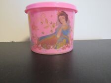 Tupperware Snack Canister Disney Princess Cinderella Snow White Belle Excellent picture