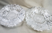 Vintage Rose Ashtray Pair Of Two Adult's 7
