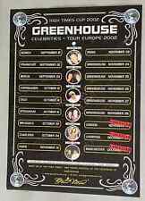 Vintage marijuana poster Greenhouse Amsterdam High Times Cannabis Cup cause 2002 picture