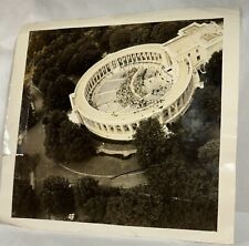 Black & White Vintage Aerial Photo Of The Arlington Amphitheater 10x10 picture