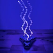 Rare Rabbit Tanaka Acrylic Wave Lighting Bolt Color Change Rotating Motion Lamp picture