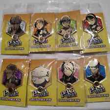 Persona 4 Golden Investigation Team Enamel Pins Set of 8 Official Collectibles picture