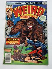Weird Wonder Tales 21 Reprints of Early Marvel Stories Bronze Age 1977 picture