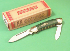 ROUGH RYDER RR057 MINI CANOE Peacock smooth bone pocket knife 2 3/4