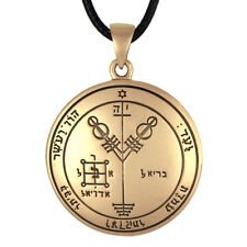 Bronze 4th Pentacle Jupiter Key of Solomon Money Wealth Necklace Talisman Amulet picture