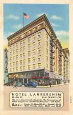 c1940 Hotel Lankershim Advertising San Francisco CA Linen P211 picture
