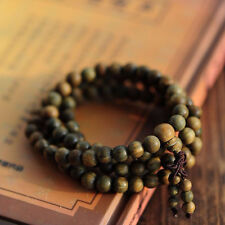 1PC Sandalwood Buddhist Meditation 8mm Prayer Bead Mala Bracelet Necklace picture