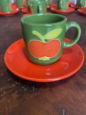 Waechtersbach Red Apple Green Mug Tea Set - Mug And Plate picture
