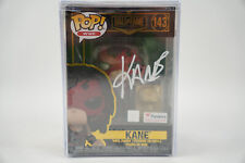 Kane Autographed Funko Pop 143 WWE Hall of Fame Fanatics Exclusive, With Case picture