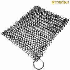 Chainmail Scrubber Steel Skillet Cleaner Cast Iron Cookware Kitchen Home Tool picture