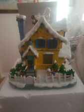 Disney Toontown Christmas Village Donald Duck Liteup House - In Original Box picture