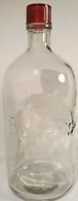 Antique Bakers Analyzed Reagents Fine Chemicals Glass Bottle Red Cap - Gallon picture