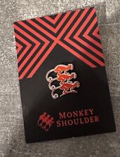 Monkey Shoulder Whisky Rare PIN BADGE COLLECTABLE Brand New picture