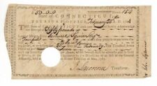 Receipt paid in gold or silver - Connecticut Revolutionary War Bonds - Connectic picture