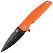 Bestech Knife Fin Orange G10, Black Stonewashed 14C28N (BG34B-3) picture