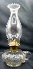Scarce BY-THE-SEA Glass Finger Oil Lamp c.1904 New Martinsville Glass Co. picture