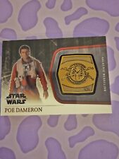 2016 Topps Star Wars Galatic Medallion #22 Poe Dameron picture