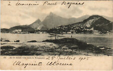 PC BRAZIL, RIO DE JANEIRO, VIEW TIRADA WILLEGAIGNON, Vintage Postcard (b36382) picture