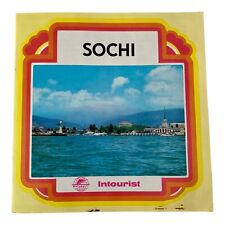 Vintage Intourist USSR Tourist Guide Booklet Sochi Baltic Sea Advertising 24 Pgs picture