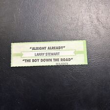 1 JUKEBOX TITLE STRIP Larry Stewart All Right Already/Boy Down The Road Rca 45 picture