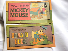 Vintage Walt Disney Mini Comic Books Mickey Mouse and Donald Duck picture
