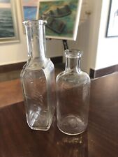 2 Antique Small Medicine Bottle Nyal's & Listerine Lambert Pharmacy Company picture