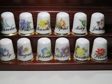 CALEDONIA FINE CHINA THIMBLES COLLECTION - DAYS OF THE MONTH picture