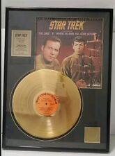 Star Trek Original Television Soundtrack Gold Plated Record 24.5x18.5 picture