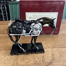 The Trail of Painted Ponies Motorcycle Mustang #1450 W/ Original Box & Packaging picture