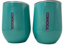 Corkcicle Stemless Insulated Wine / Beverage Tumbler 12 fl oz - Mermaid Sparkle picture