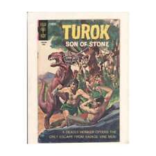 Turok: Son of Stone (1954 series) #61 in Near Mint condition. Dell comics [j^ picture