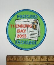Girl Scout Patch GSA - Thinking Day 2013 - Postcard Exchange picture