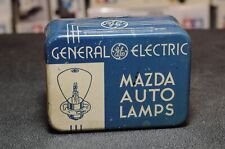 General Electric GE Mazda Auto Lamps Light Bulb Storage Tin **VINTAGE**NICE* picture