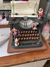 1989 Enesco Small World of Music Musical Typewriter All We Want For Xmas~*READ* picture