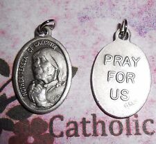St. Saint Mother Teresa of Calcutta - Pray for Us - Silver-tone  OX 1