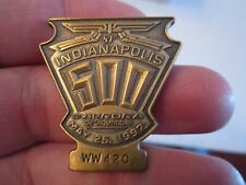 1997 81TH INDIANAPOLIS 500 AURORA BY OLDSMOBILE METAL BADGE PIN - BBA-15 picture