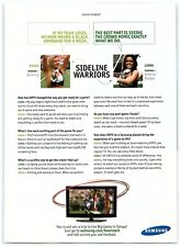 2008 Samsung Plasma HDTV Print Ad, NFL Football Cheerleads Ryann & Linda Q&A picture