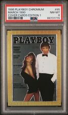 1995 Playboy Chromium Cover Cards Edition 1 85 March 1990 Donald Trump PSA picture