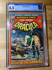 TOMB OF DRACULA #1 CGC 6.5 - Neal Adams - 1st Dracula -  1972 Marvel - Blade picture