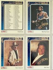 1992 RARE Country Gold Limited Edition CMA Gold Foil 100 Sterling Card Set MINT picture