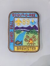 Brewster Word Fall Scout-o-ree Okinawa Japan Boy Scouts Patch Mint picture