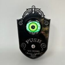 Gemmy Halloween Animated Eyeball Push To Ring Light Sound Doorbell SEE VIDEO picture