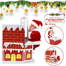 Animated Electric Climbing Ladder Santa Claus Doll Party Musical Christmas Decor picture