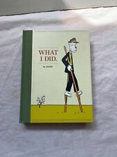 What I Did. Hardcover Jason Fantagraphics Book picture