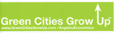 Green Cities Grow Up Bumper Sticker Ecology Environmental World Earth Resources picture