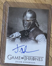 Jacob Anderson Game of Thrones Autograph Grey Worm Card Complete Series Volume 2 picture