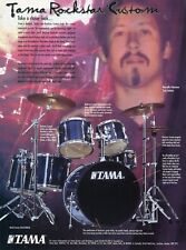 1997 Print Ad of Tama Rockstar Drum Kit w Marcello Palomino of Tura Satana picture