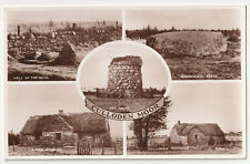 c1950s 1956 Battle of Culloden Moor Ruins Multiview RPPC VTG Postcard picture